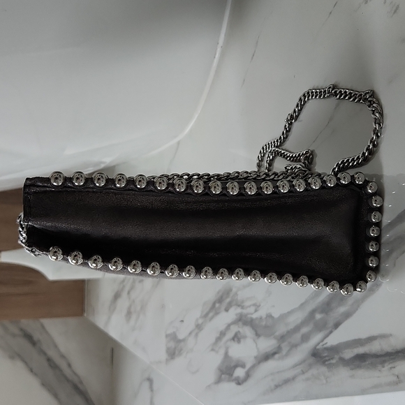 Grey metallic shoulder bag - Picture 3 of 6